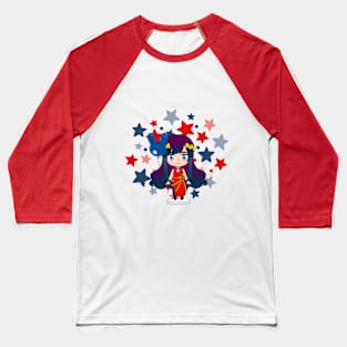 cute chibi stars Baseball T-Shirt